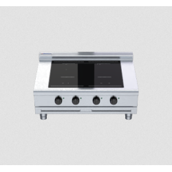 Waldorf 800 Series INL8400F-B - 900mm Electric Induction Cooktop Low Back Version - Bench Model