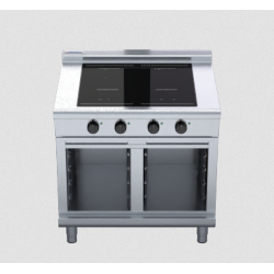 Waldorf 800 Series INL8400F-CB - 900mm Electric Induction Cooktop Low Back Version - Cabinet Base