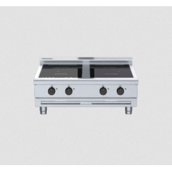 Waldorf 800 Series INL8400R3-B - 900mm Electric Induction Cooktop Low Back Version - Bench Model