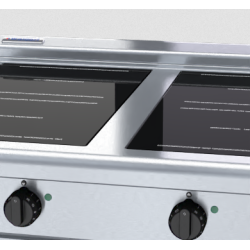 Waldorf 800 Series INL8400R3-CB - 900mm Electric Induction Cooktop Low Back Version - Cabinet Base