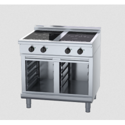 Waldorf 800 Series INL8400R3-CB - 900mm Electric Induction Cooktop Low Back Version - Cabinet Base