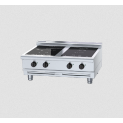 Waldorf 800 Series INL8400R3F-B- 900mm Electric Induction Cooktop Low Back Version - Bench Model