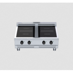 Waldorf 800 Series INL8400R5-B - 900mm Electric Induction Cooktop Low Back Version - Bench Model