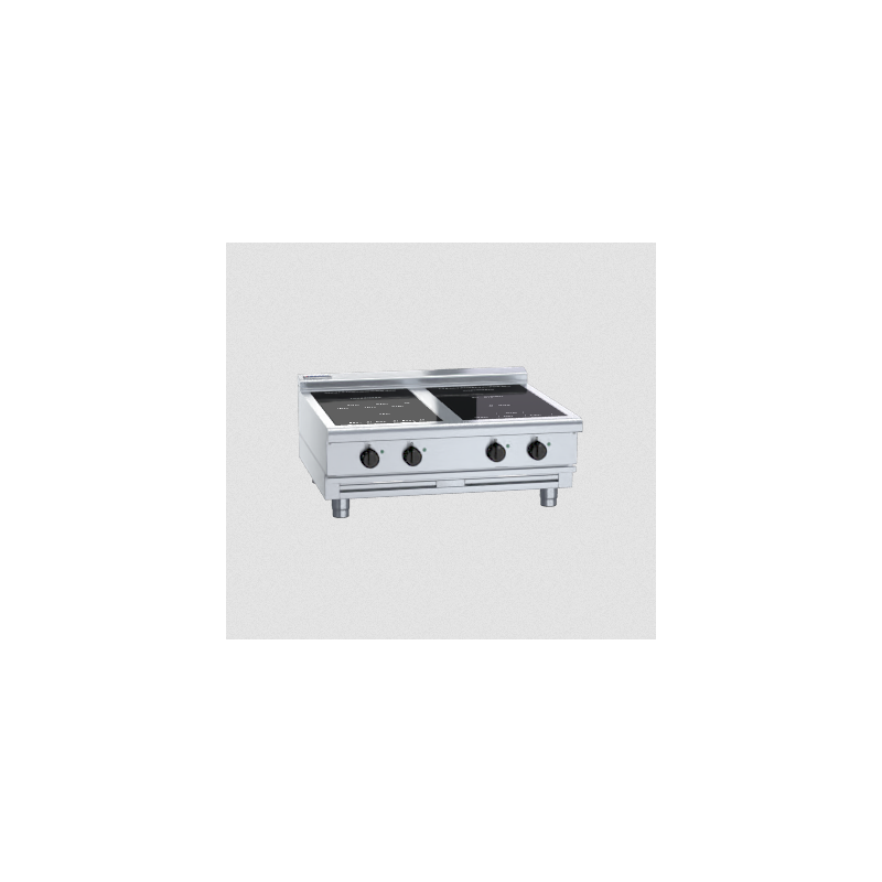 Waldorf 800 Series INL8400R5F-B- 900mm Electric Induction Cooktop Low Back Version - Bench Model