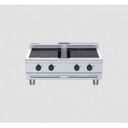 Waldorf 800 Series INL8400R5F-B- 900mm Electric Induction Cooktop Low Back Version - Bench Model
