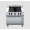 Waldorf 800 Series INL8410ECF - 900mm Induction Range Convection Oven Low Back Version