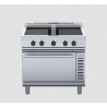 Waldorf 800 Series INL8410ECR3 - 900mm Induction Range Convection Oven Low Back Version