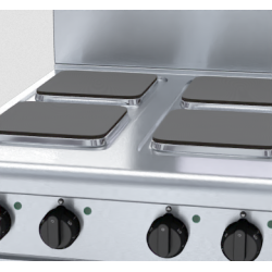 Waldorf 800 Series RN8400SE-B- 600mm Electric Cooktop Sealed Hobs - Bench Model