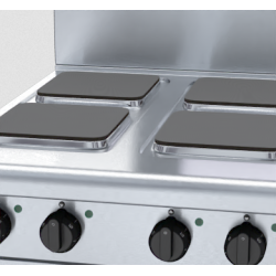 Waldorf 800 Series RN8400SE-CB- 600mm Electric Cooktop Sealed Hobs - Cabinet Base