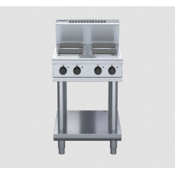 Waldorf 800 Series RN8400SE-LS- 600mm Electric Cooktop Sealed Hobs - Leg Stand