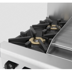 Waldorf 800 Series RN8403G-B - 600mm Gas Cooktop Bench Model