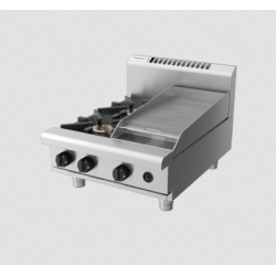 Waldorf 800 Series RN8403G-B - 600mm Gas Cooktop Bench Model