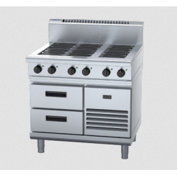 Waldorf 800 Series RN8600E-RB - 900mm Electric Cooktop Refrigerated Base