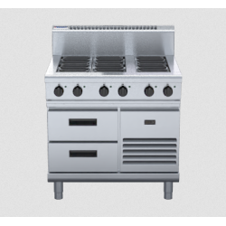 Waldorf 800 Series RN8600E-RB - 900mm Electric Cooktop Refrigerated Base