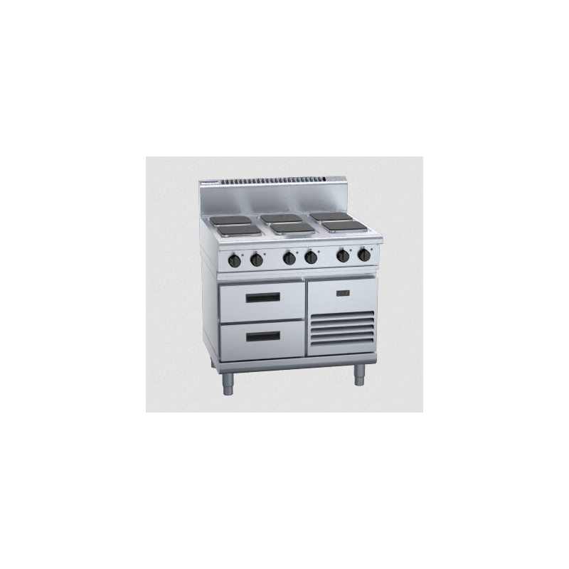 Waldorf 800 Series RN8600SE-RB - 900mm Electric Cooktop Sealed Hobs - Refrigerated Base