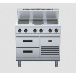 Waldorf 800 Series RN8600SE-RB - 900mm Electric Cooktop Sealed Hobs - Refrigerated Base