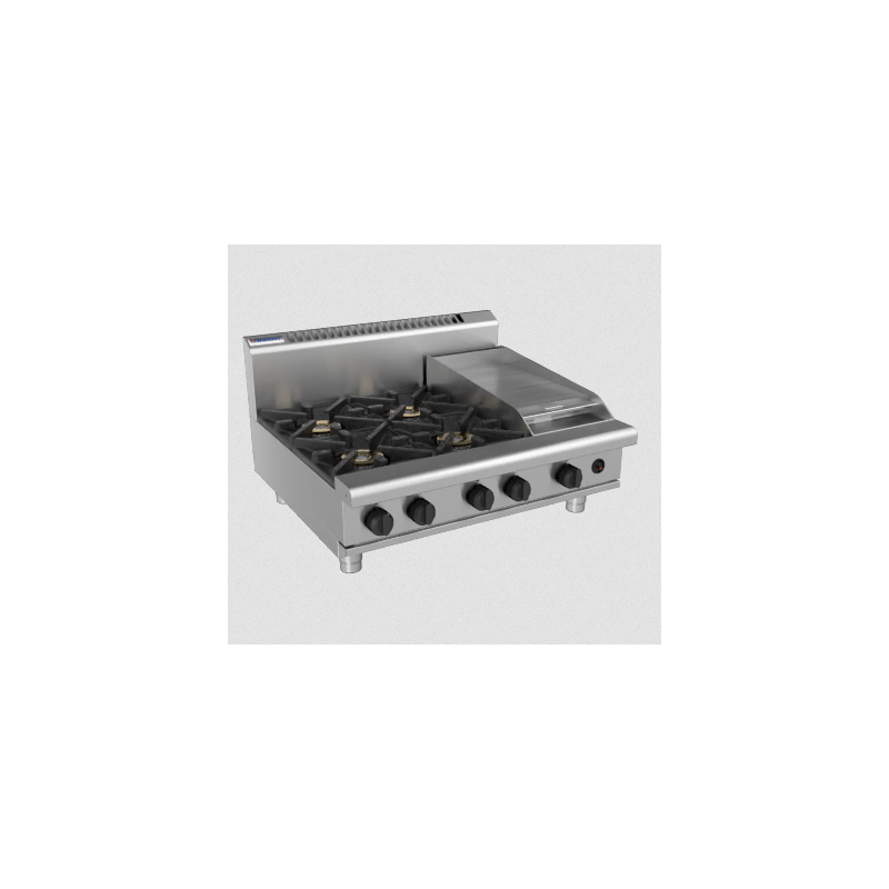 Waldorf 800 Series RN8603G-B - 900mm Gas Cooktop Bench Model