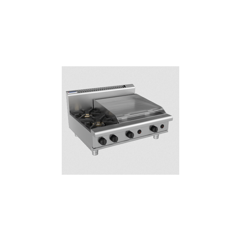 Waldorf 800 Series RN8606G-B - 900mm Gas Cooktop Bench Model