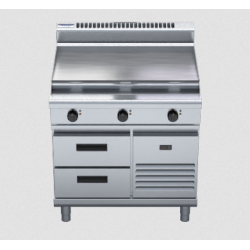 Waldorf 800 Series RN8609E-RB - 900mm Electric Cooktop Refrigerated Base