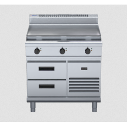 Waldorf 800 Series RN8609E-RB - 900mm Electric Cooktop Refrigerated Base