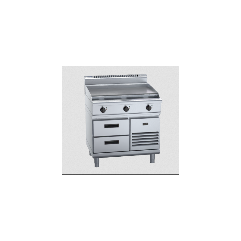 Waldorf 800 Series RN8609E-RB - 900mm Electric Cooktop Refrigerated Base