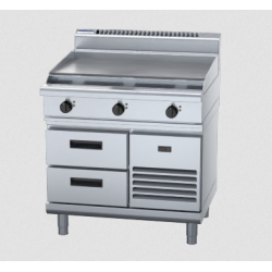 Waldorf 800 Series RN8609E-RB - 900mm Electric Cooktop Refrigerated Base