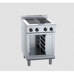 Waldorf 800 Series RNL8400E-CB - 600mm Electric Cooktop Low Back Version Cabinet Base