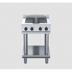 Waldorf 800 Series RNL8400E-LS - 600mm Electric Cooktop Low Back Version Leg Stand