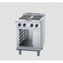 Waldorf 800 Series RNL8400SE-CB- 600mm Electric Cooktop Sealed Hobs  Low Back Version - Cabinet Base