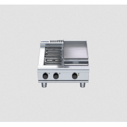 Waldorf 800 Series RNL8403E-B - 600mm Electric Cooktop Low Back Version Bench Model