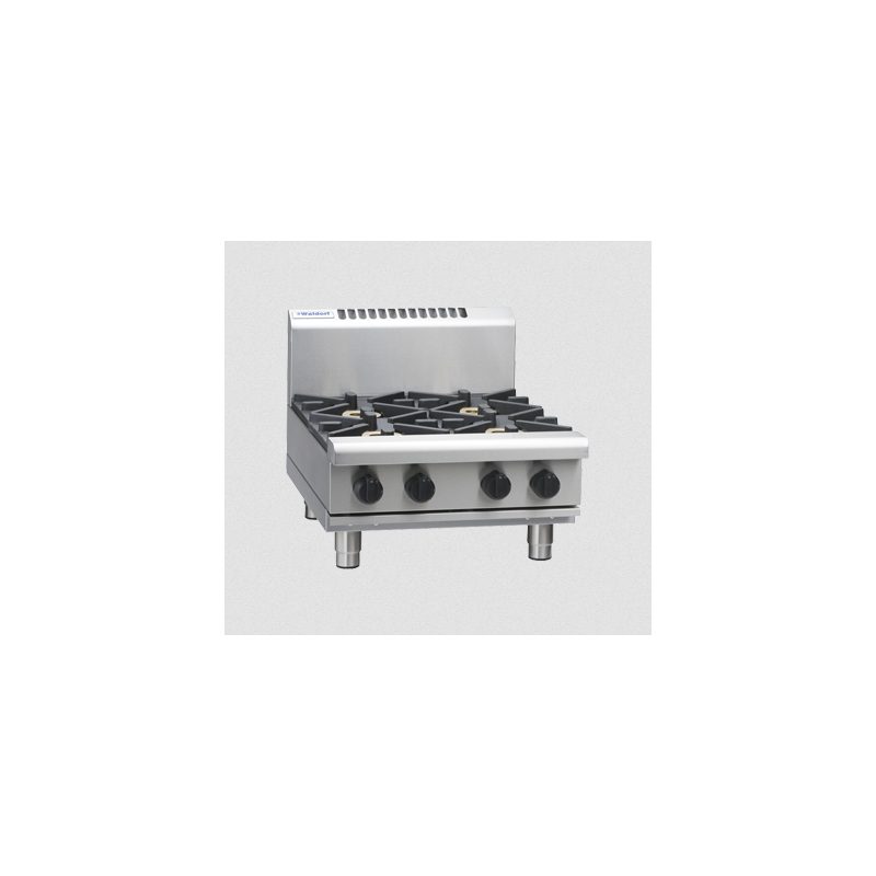 Waldorf 800 Series RNL8403G-B - 600mm Gas Cooktop Low Back Version Bench Model