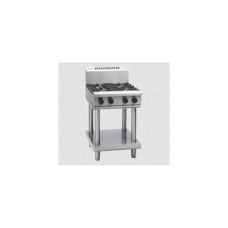Waldorf 800 Series RNL8403G-LS - 600mm Gas Cooktop Low Back Version Leg Stand