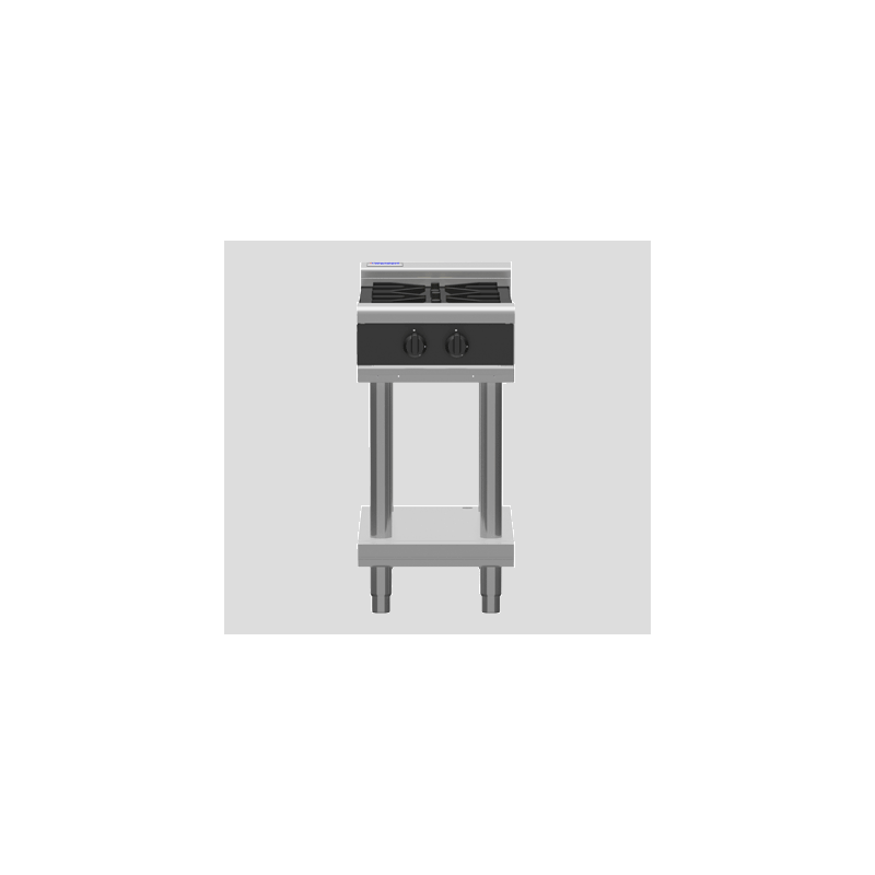 Waldorf 800 Series RNL8450G-LS - 450mm Gas Cooktop Low Back Version Leg Stand