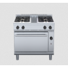 Waldorf 800 Series RNL8510G - 750mm Gas Range Static Oven Low Back Version