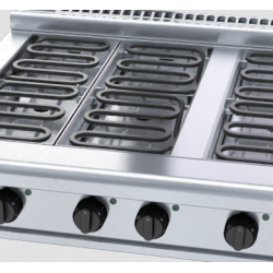 Waldorf 800 Series RNL8600E-B - 900mm Electric Cooktop Low Back Version Bench Model