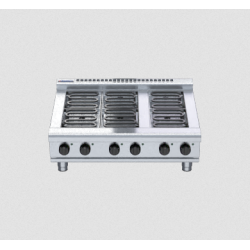 Waldorf 800 Series RNL8600E-B - 900mm Electric Cooktop Low Back Version Bench Model