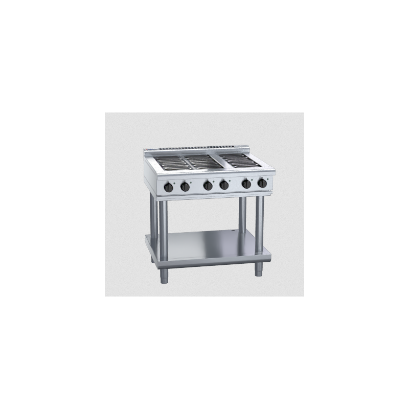 Waldorf 800 Series RNL8600E-LS - 900mm Electric Cooktop Low Back Version Leg Stand