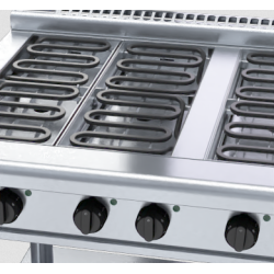 Waldorf 800 Series RNL8600E-LS - 900mm Electric Cooktop Low Back Version Leg Stand