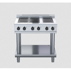 Waldorf 800 Series RNL8600E-LS - 900mm Electric Cooktop Low Back Version Leg Stand