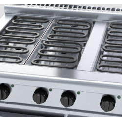 Waldorf 800 Series RNL8600E-RB - 900mm Electric Cooktop Low Back Version Refrigerated Base