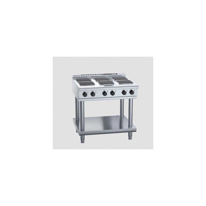 Waldorf 800 Series RNL8600SE-LS - 900mm Electric Cooktop Sealed Hobs  Low Back Version - Leg Stand