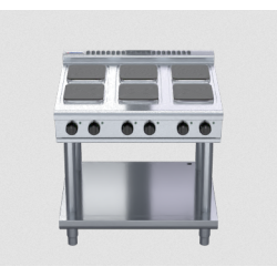 Waldorf 800 Series RNL8600SE-LS - 900mm Electric Cooktop Sealed Hobs  Low Back Version - Leg Stand