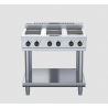 Waldorf 800 Series RNL8600SE-LS - 900mm Electric Cooktop Sealed Hobs  Low Back Version - Leg Stand