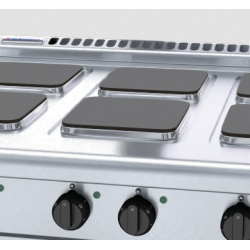 Waldorf 800 Series RNL8600SE-RB - 900mm Electric Cooktop Sealed Hobs  Low Back Version - Refrigerated Base