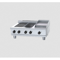 Waldorf 800 Series RNL8603E-B - 900mm Electric Cooktop Low Back Version Bench Model