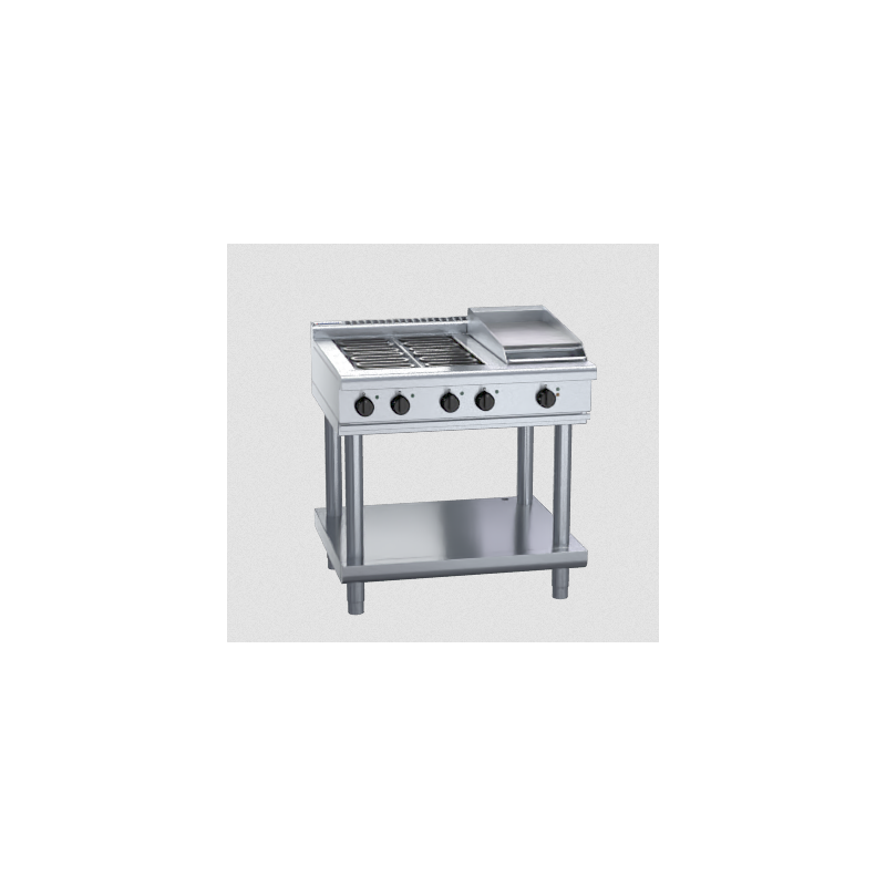 Waldorf 800 Series RNL8603E-LS - 900mm Electric Cooktop Low Back Version ? Leg Stand