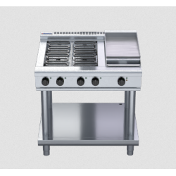 Waldorf 800 Series RNL8603E-LS - 900mm Electric Cooktop Low Back Version ? Leg Stand