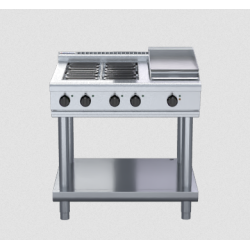 Waldorf 800 Series RNL8603E-LS - 900mm Electric Cooktop Low Back Version ? Leg Stand