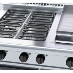 Waldorf 800 Series RNL8603E-RB - 900mm Electric Cooktop Low Back Version Refrigerated Base