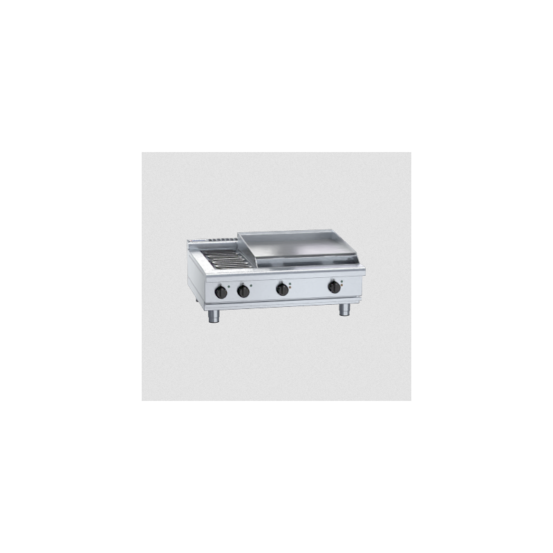 Waldorf 800 Series RNL8606E-B - 900mm Electric Cooktop Low Back Version Bench Model